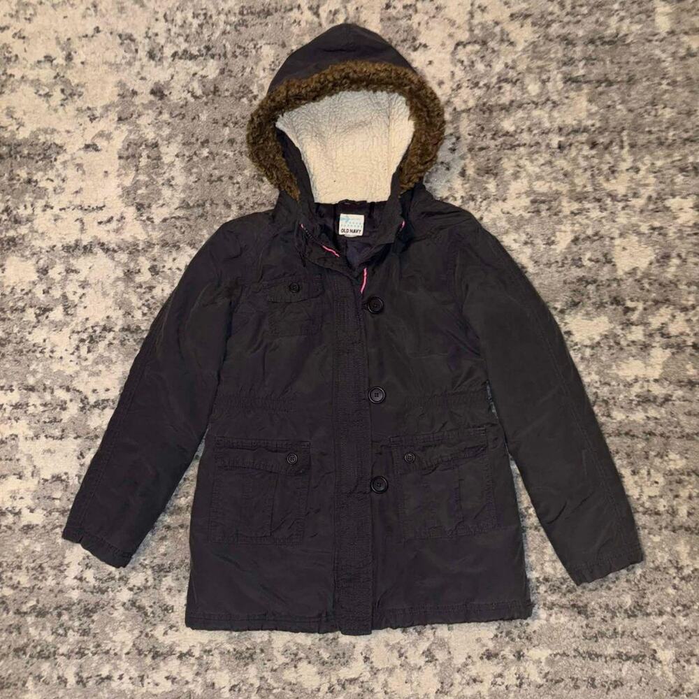 Vintage Old Navy Faux Fur Parka Jacket